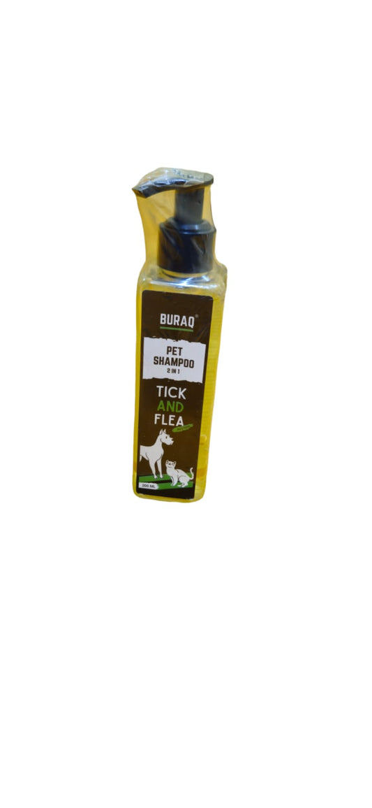 Tick and flea shampoo for cats and dogs