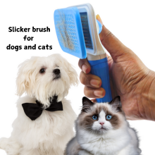 Self Cleaning Slicker Brush - Rectangular shape